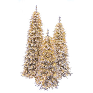 Штучна ялинка "Аліна" засніжена з LED лампочками