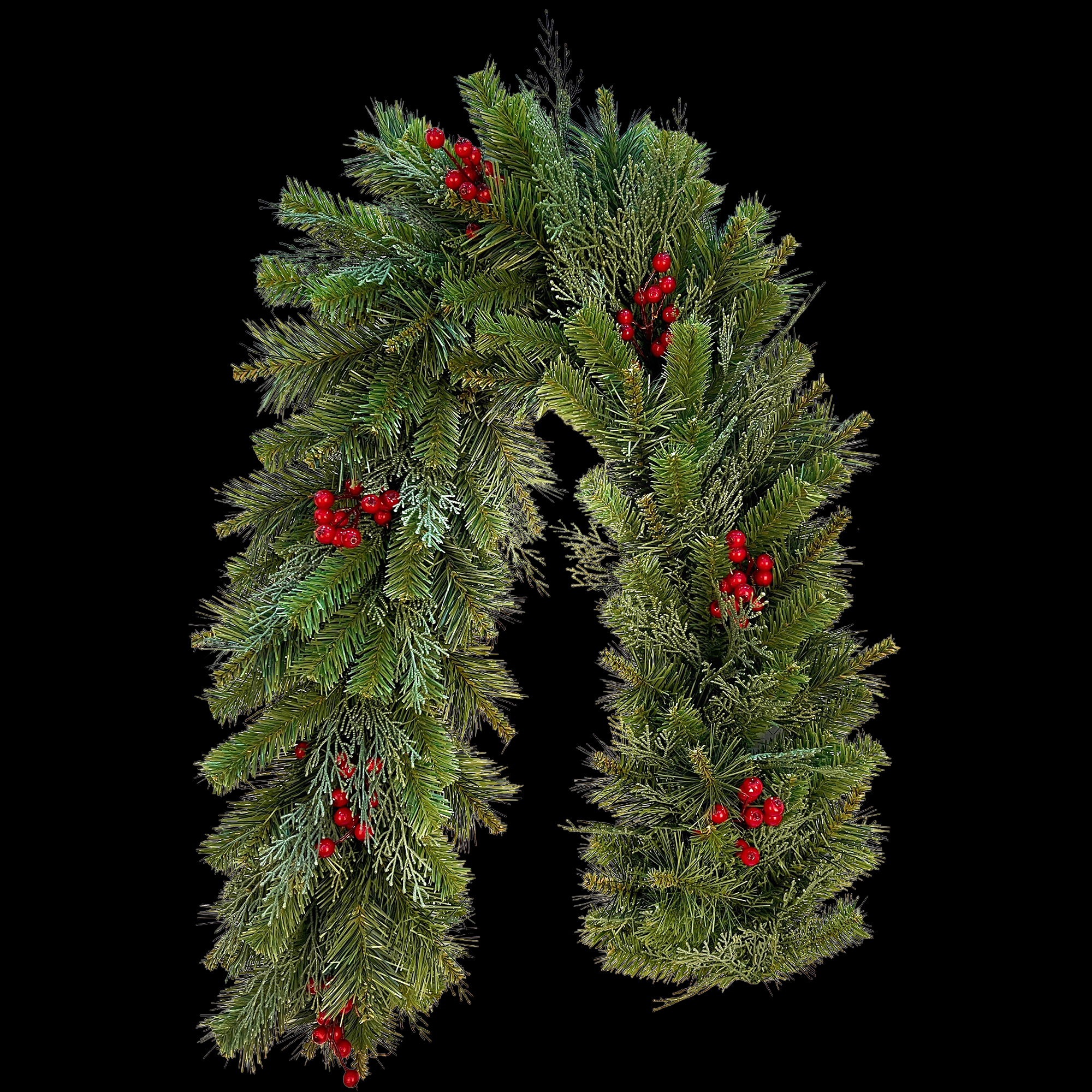 Гірлянда "Папороть-шипшина"